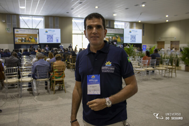 Erico Melo, presidente do Sincor-SE e vice-presidente da Fenacor / Foto: William Anthony / Universo do Seguro