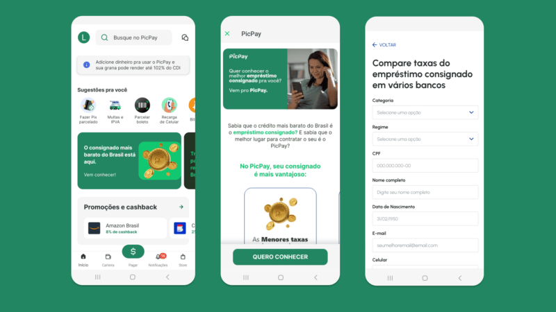 PicPay lança empréstimo consignado no app / Divulgação
