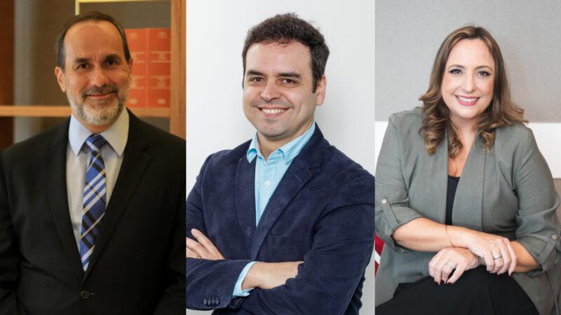 Alfredo Lalia Neto (CEO), Ricardo Mendes (Diretor Executivo) e Roberta Caravieri, superintendente de Recursos Humanos da Sompo Seguros / Foto: Divulgação