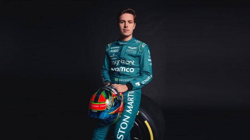 O piloto brasileiro Felipe Drugovich, da equipe Aston Martin Aramco Cognizant Formula One® Team (AMF1 Team) / Divulgação