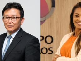 Paulo Hayakawa e Thais Delazari, executivos da Sompo Seguros / Foto: Divulgação