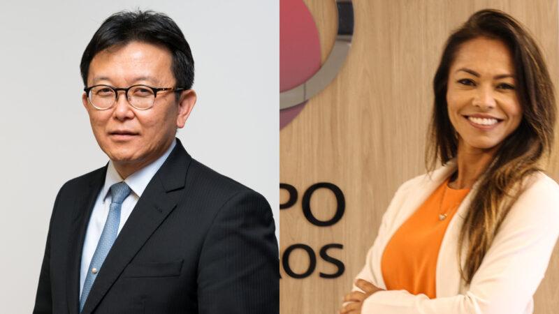 Paulo Hayakawa e Thais Delazari, executivos da Sompo Seguros / Foto: Divulgação