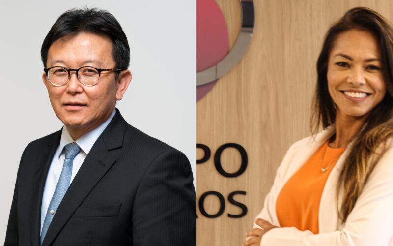 Paulo Hayakawa e Thais Delazari, executivos da Sompo Seguros / Foto: Divulgação
