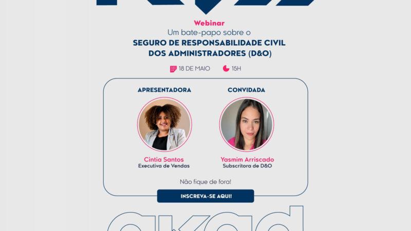 Akad Seguros aborda Seguro D&O em webinar no dia 18 de maio, às 15h / Divulgação
