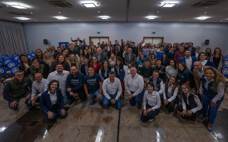 Corretores de Novo Hamburgo acompanham capacitação da Allianz sobre seguro de Vida / Foto: Divulgação
