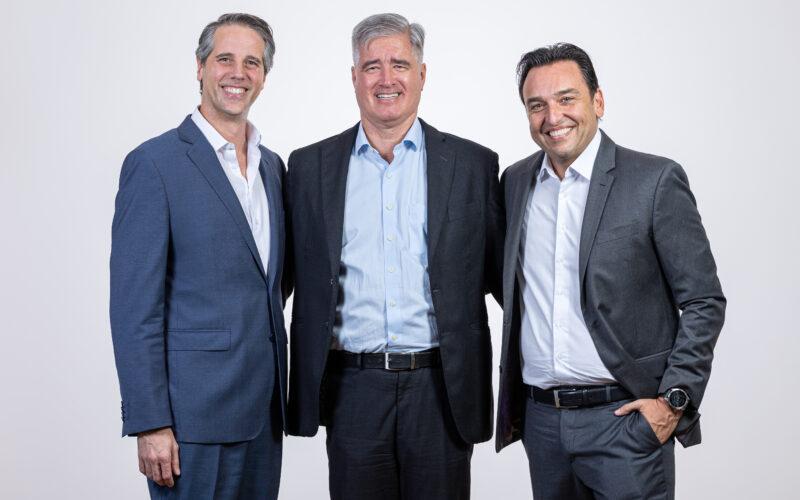 Os executivos Eduardo Lucena, José Otávio e Felipe Leão de Mourão / Foto: Fernando Cavalcanti / Divulgação