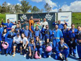 Corretores e convidados da 1ª Prova de Kart promovida pela Asseg Assessoria de Seguros / Foto: Divulgação