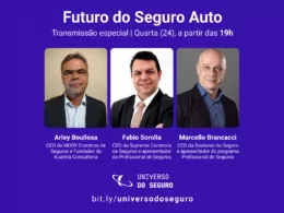 Referências do mercado segurador analisam o futuro do Seguro Auto na próxima quarta (24), 19h / Divulgação