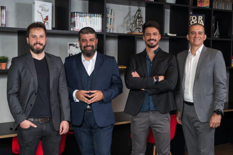 Lucas Vargas, Weslley de Oliveira, Celmo Vitória e Julio Murta da HUBSEGS / Foto: Divulgação