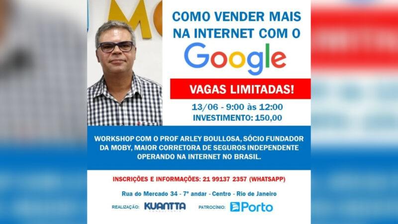 Arley Boullosa promove workshop "Como vender mais na internet com o Google" / Divulgação
