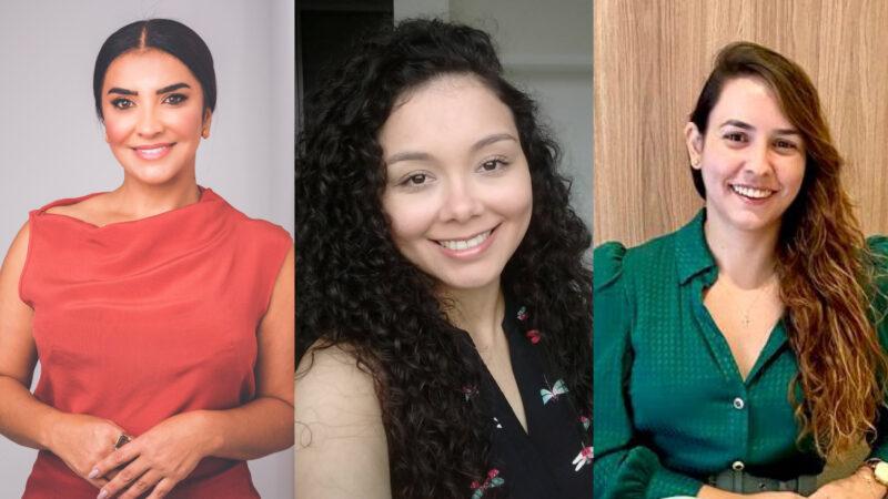 Mírian Queiroz, advogada, mediadora e diretora da MediarSeg; Ludmilla Gomes, advogada e mediadora da MediarSeg; e Alessandra Silva, advogada e gerente operacional da MediarSeg / Foto: Divulgação