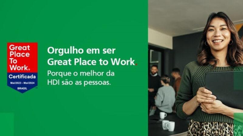 HDI Seguros conquista selo GPTW de Melhores Empresas para Trabalhar pelo segundo ano consecutivo / Divulgação