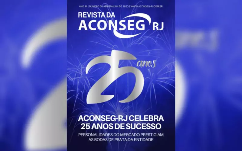 Revista da Aconseg-RJ celebra os 25 anos da entidade / Foto: Divulgação