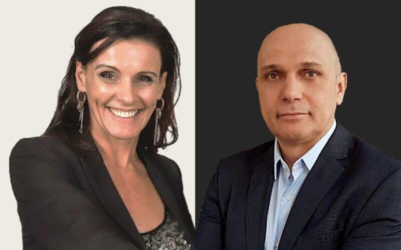 Adriana Matte, Advisor Seguros da Softtek Brasil, e Marcos Brum, vice-presidente de negócios da Softtek Brasil / Foto: Divulgação