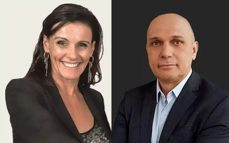 Adriana Matte, Advisor Seguros da Softtek Brasil, e Marcos Brum, vice-presidente de negócios da Softtek Brasil / Foto: Divulgação