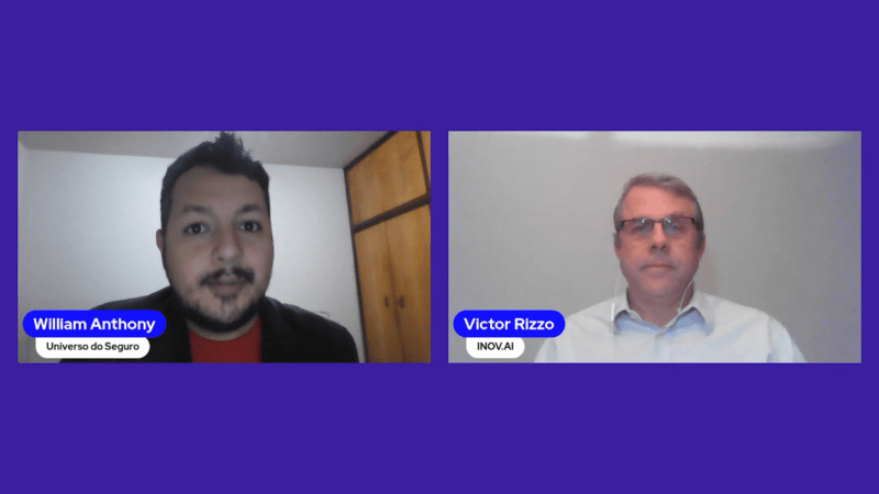 William Anthony e Victor Rizzo em entrevista para o Universo do Seguro