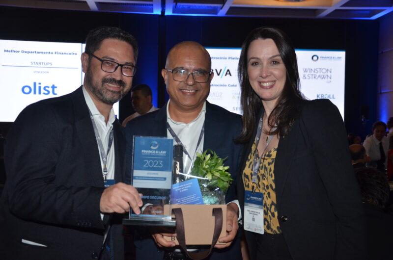 Claudio Augusto Vaz, Marco Aurelio dos Santos e Isabel Candido Willig, executivos da Sompo Seguros / Foto: Divulgação