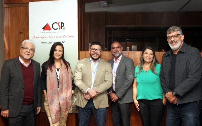 Encontro de parceiros: João Paulo Moreira de Mello, Michelle Rodrigues, Rondinelly Moreira, Leonardo Lopes, Elenice Souto e Maurício Tadeu Morais / Foto: Arnaldo Athayde / Divulgação