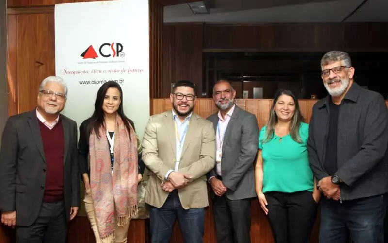 Encontro de parceiros: João Paulo Moreira de Mello, Michelle Rodrigues, Rondinelly Moreira, Leonardo Lopes, Elenice Souto e Maurício Tadeu Morais / Foto: Arnaldo Athayde / Divulgação