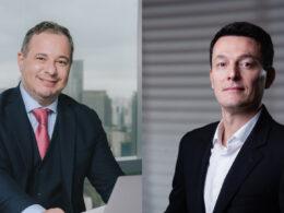 Roberto Junior De Antoni, diretor geral de Operações da MAPFRE; e Luiz Padial, Diretor Executivo de Automóvel da MAPFRE / Foto: Divulgação
