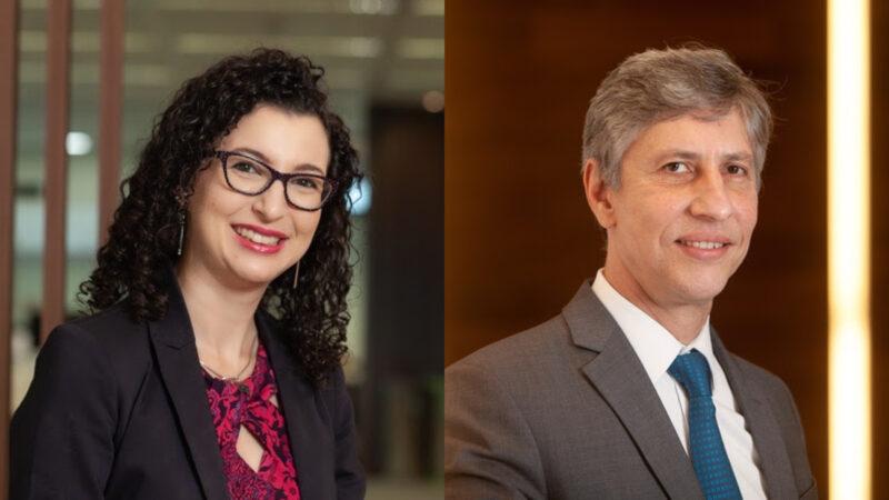 Andressa Meireles, superintendente de Engenharia de Riscos da Seguradora Zurich; José Bailone, diretor Executivo de Seguros Corporativos e de Subscrição de Ramos Elementares da Seguradora Zurich / Foto: Divulgação