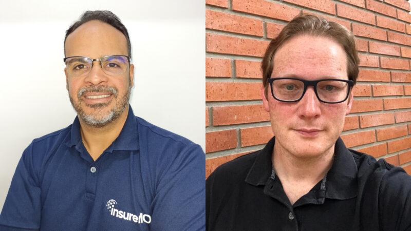 Gustavo Figueiredo, diretor de Tecnologia da eBaoTech no País; e André Fichel, CTO da Akad Seguros / Foto: Divulgação