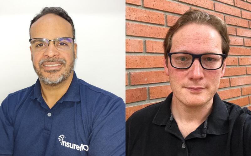 Gustavo Figueiredo, diretor de Tecnologia da eBaoTech no País; e André Fichel, CTO da Akad Seguros / Foto: Divulgação