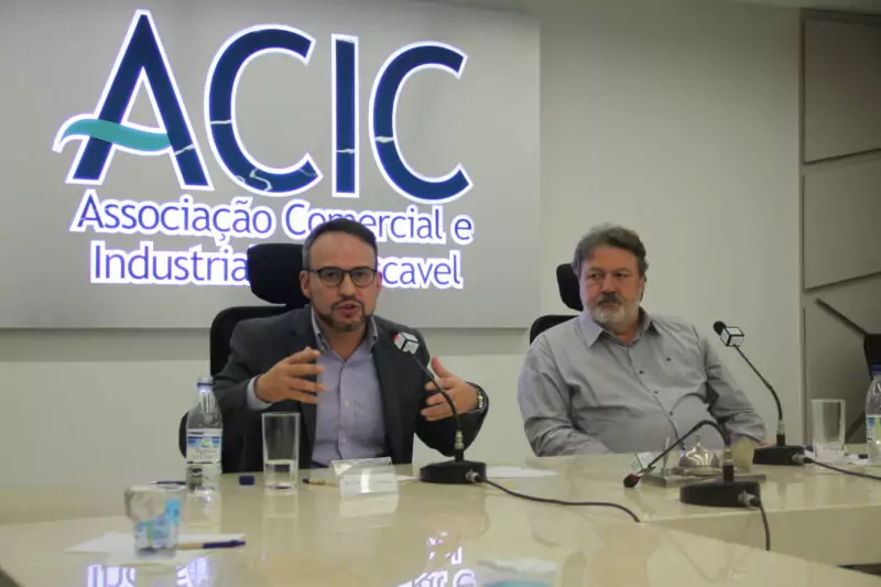 "Foi um dos melhores encontros com entidades de classe até agora", afirmou Altevir Prado sobre reunião na Acic / Foto: Divulgação