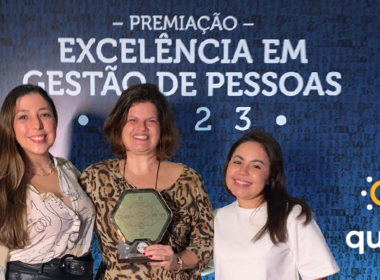 Carolina Couto, gerente de gestão da companhia; Fernanda Mazzetto, superintendente de Pessoas e Cultura; e Gabriela Paiva, coordenadora de Pessoas e Cultura / Foto: Divulgação