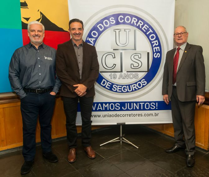 Foto: (E/D) Francisco Alvarez Filho, Marcos Machini e Augusto Esteves / Divulgação