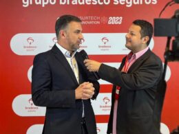 Leonardo Pereira de Freitas, Diretor Comercial da Bradesco Auto/RE, e William Anthony, Fundador do Universo do Seguro / Foto: Reprodução