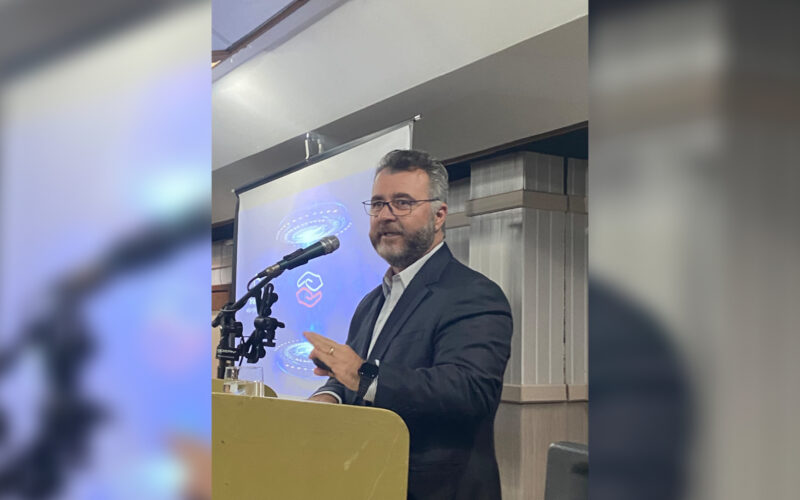Jorge Nasser, diretor-presidente da Bradesco Vida e Previdência, durante encontro promovido pelo Clube dos Seguradores da Bahia / Foto: Divulgação