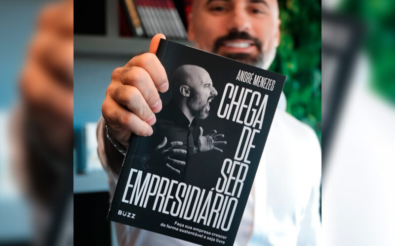André Menezes lança livro para empresários sobre o desafio de equilibrar sucesso e rotina / Foto: Divulgação