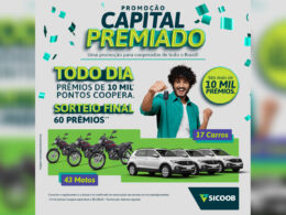 Capital Premiado: campanha nacional premia cooperados com prêmios instantâneos, carros e motos/ Foto: Divulgação