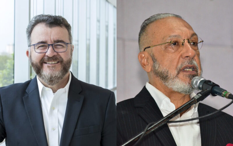 Jorge Nasser, diretor-presidente da Bradesco Vida e Previdência; e Fausto Dorea, presidente do Clube dos Seguradores da Bahia / Foto: Divulgação