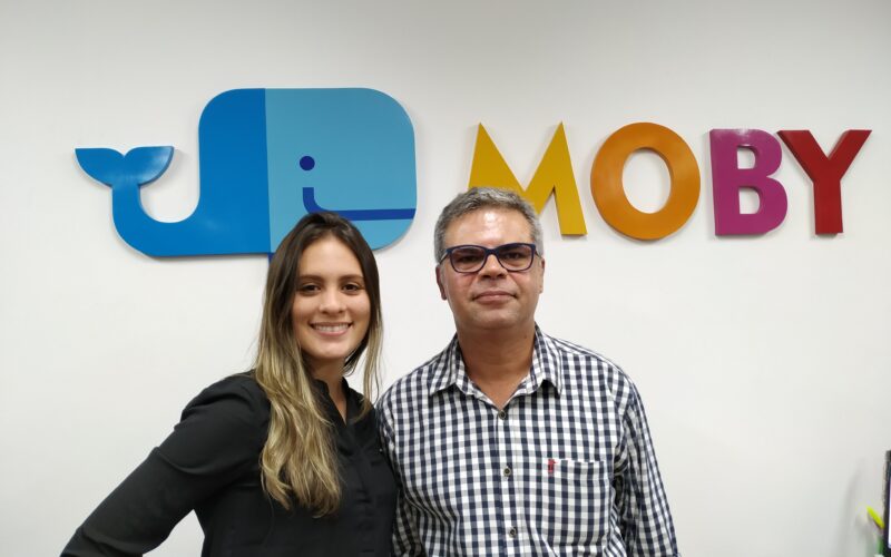 Kamila Alves e Arley Boullosa, sócios da Moby Corretora de Seguros / Foto: Divulgação