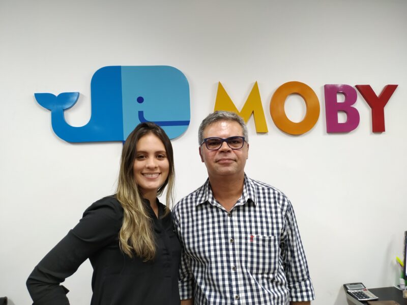 Kamila Alves e Arley Boullosa, sócios da Moby Corretora de Seguros / Foto: Divulgação