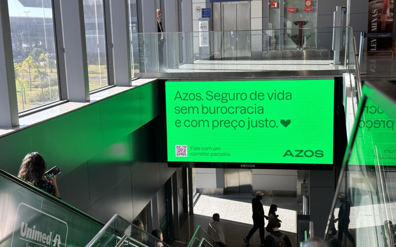 Campanha Azos no aeroporto internacional de Confins, Belo Horizonte (MG) / Foto: Divulgação