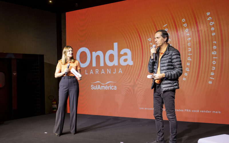 Raquel Reis, CEO de Saúde e Odonto da SulAmérica, e Marcelo Mello, CEO de Investimentos, Vida e Previdência da SulAmérica / Foto: Universo do Seguro