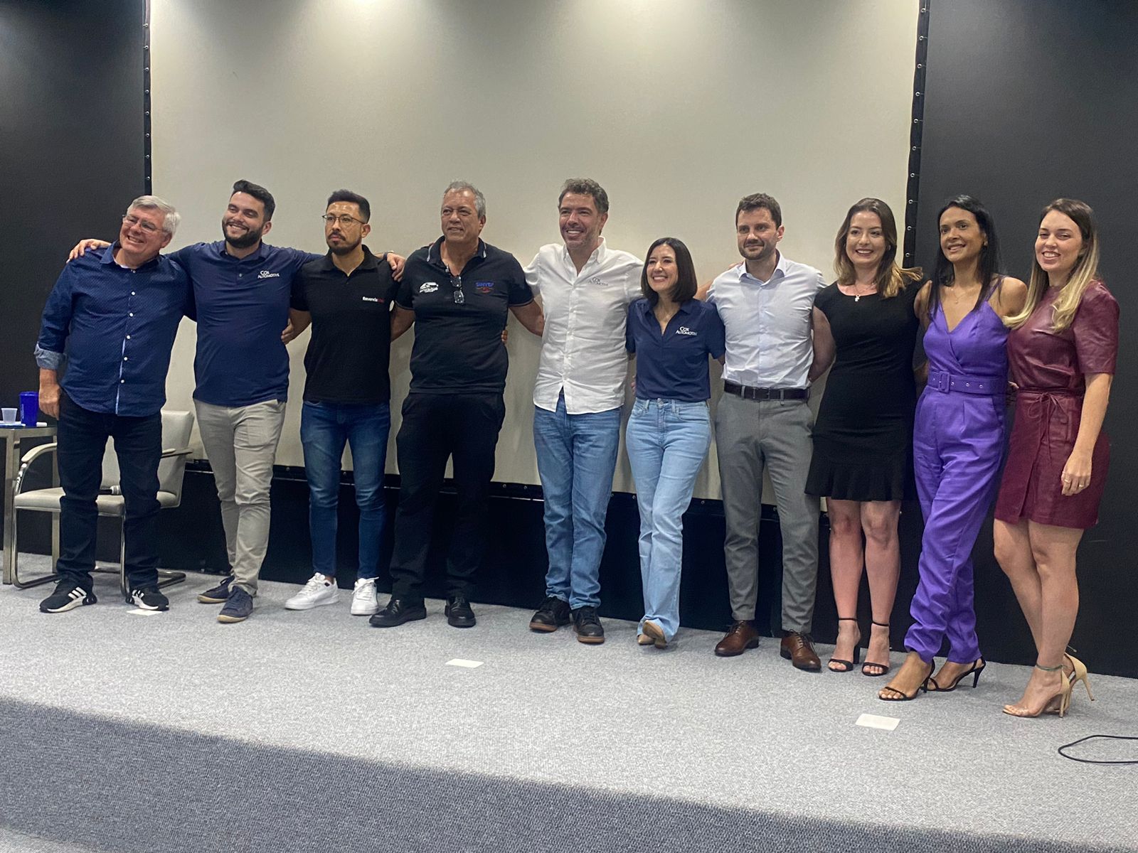 Representantes da Fenauto, executivos da Europ Assistance e demais patrocinadores do evento / Foto: Divulgação