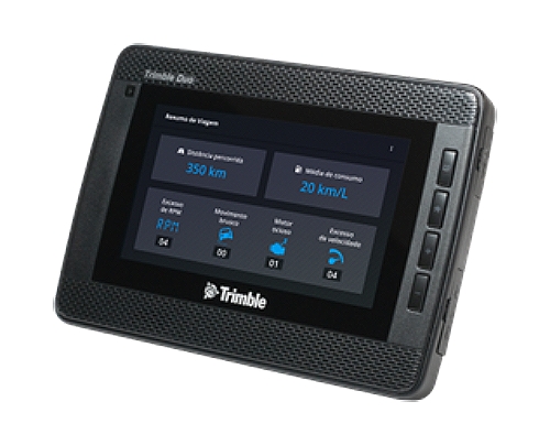Trimble Transportation lança dispositivo all-in-one que exibe dados e estatísticas da viagem em tempo real aos motoristas / Divulgação