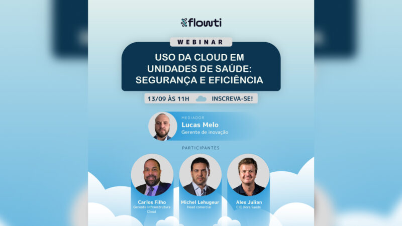 Uso da cloud na saúde é tema de webinar gratuito / Divulgação