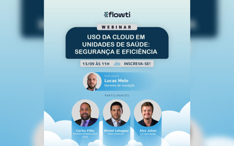 Uso da cloud na saúde é tema de webinar gratuito / Divulgação