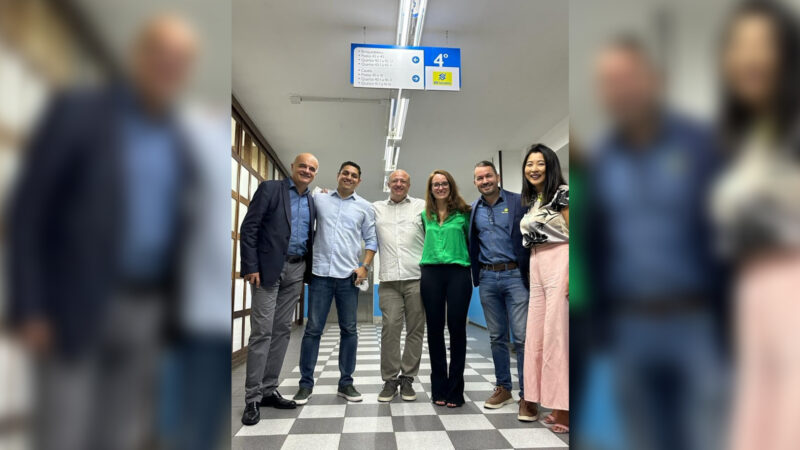 Executivos da BB Seguros estiveram presentes no evento de inauguração / Divulgação