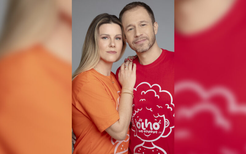 Daiana Garbin e Tiago Leifert / Foto: Danilo Borges / Divulgação
