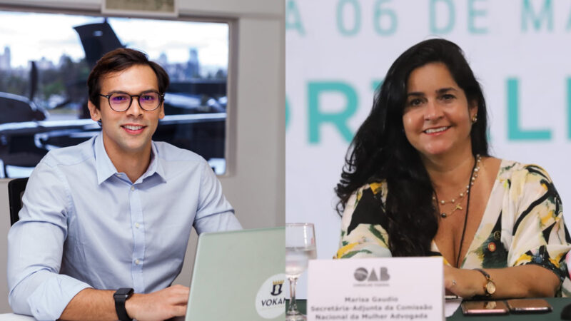 Guilherme Krupelis, sócio-diretor da VOKAN; e Marisa Gaudio, presidente da CAARJ / Foto: Divulgação