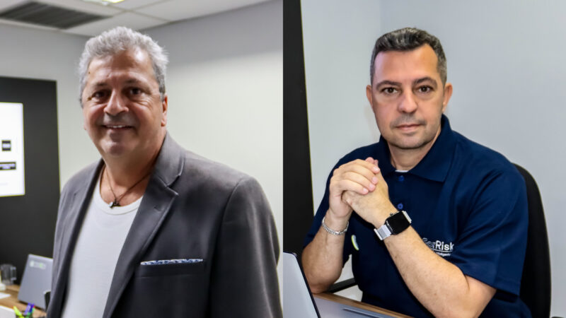 Diretor Executivo do Grupo ForRisk, Umile Ritacco, e o Diretor Operacional, Daniel Figueiredo / Foto: Divulgação