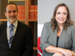 Alfredo Lalia Neto, CEO da Sompo Seguros; e Roberta Caravieri, superintendente de RH da Sompo Seguros / Foto: Divulgação