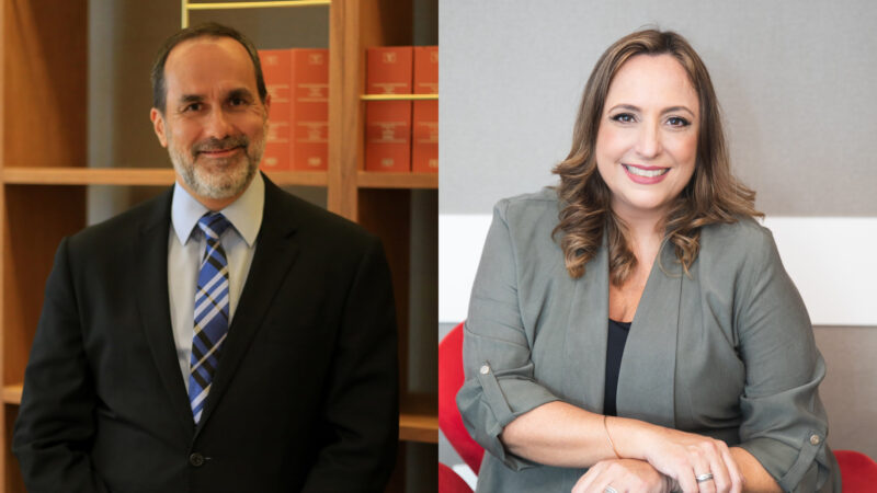 Alfredo Lalia Neto, CEO da Sompo Seguros; e Roberta Caravieri, superintendente de RH da Sompo Seguros / Foto: Divulgação
