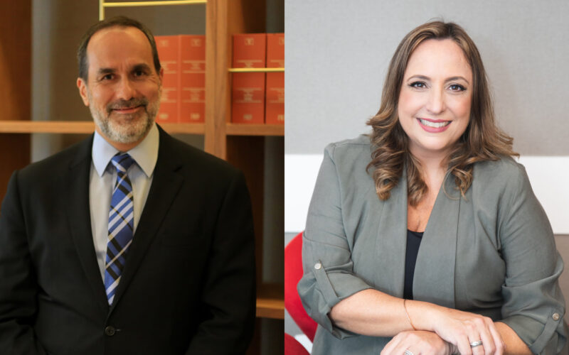Alfredo Lalia Neto, CEO da Sompo Seguros; e Roberta Caravieri, superintendente de RH da Sompo Seguros / Foto: Divulgação